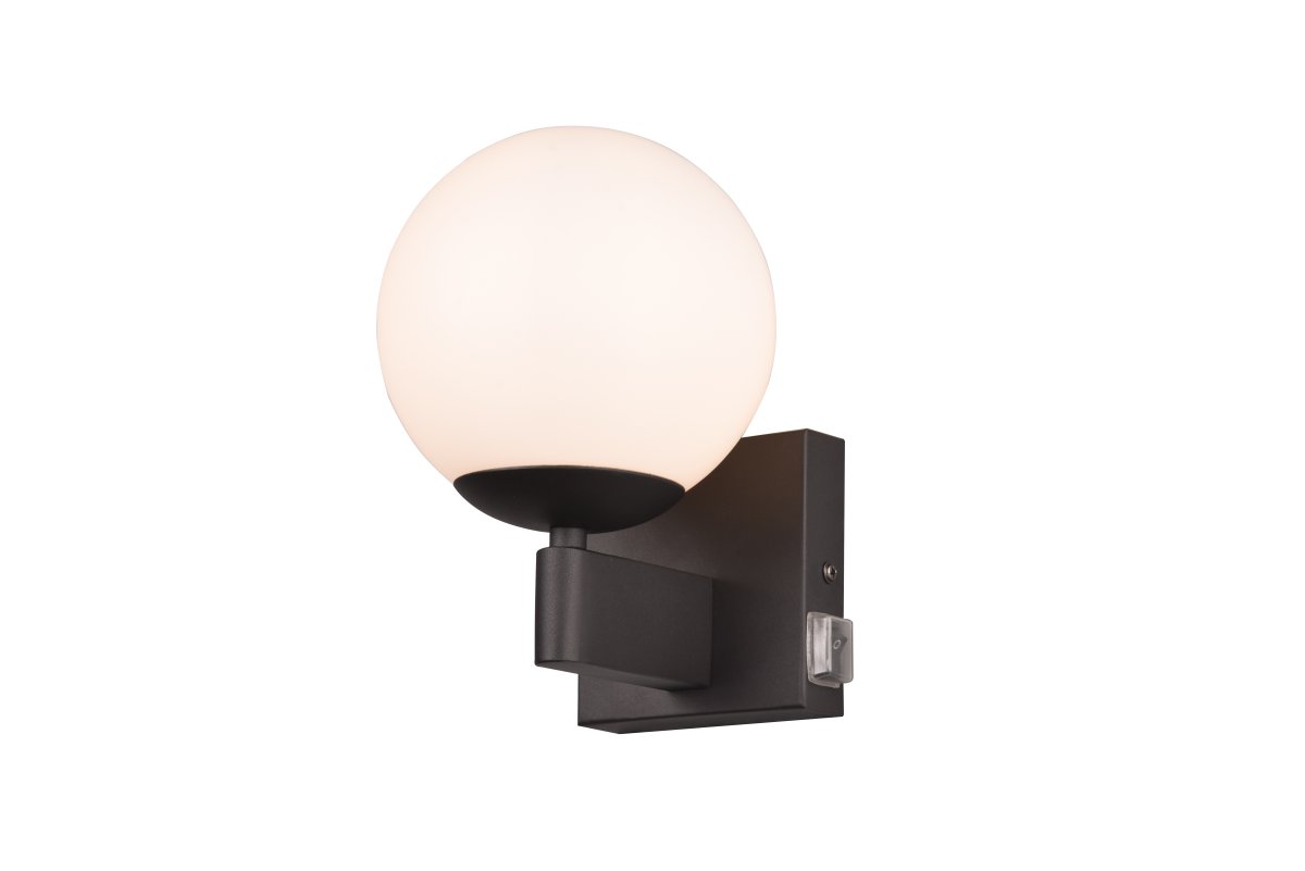 Kula Noir lampe de salle de bain De Trio Lighting - 