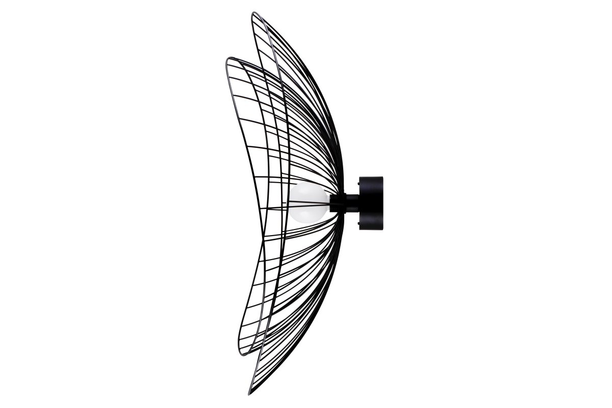 Ray Ø85 Noir applique murale De Globen Lighting - Une fois fixé au plafond, le luminaire est dimmable.