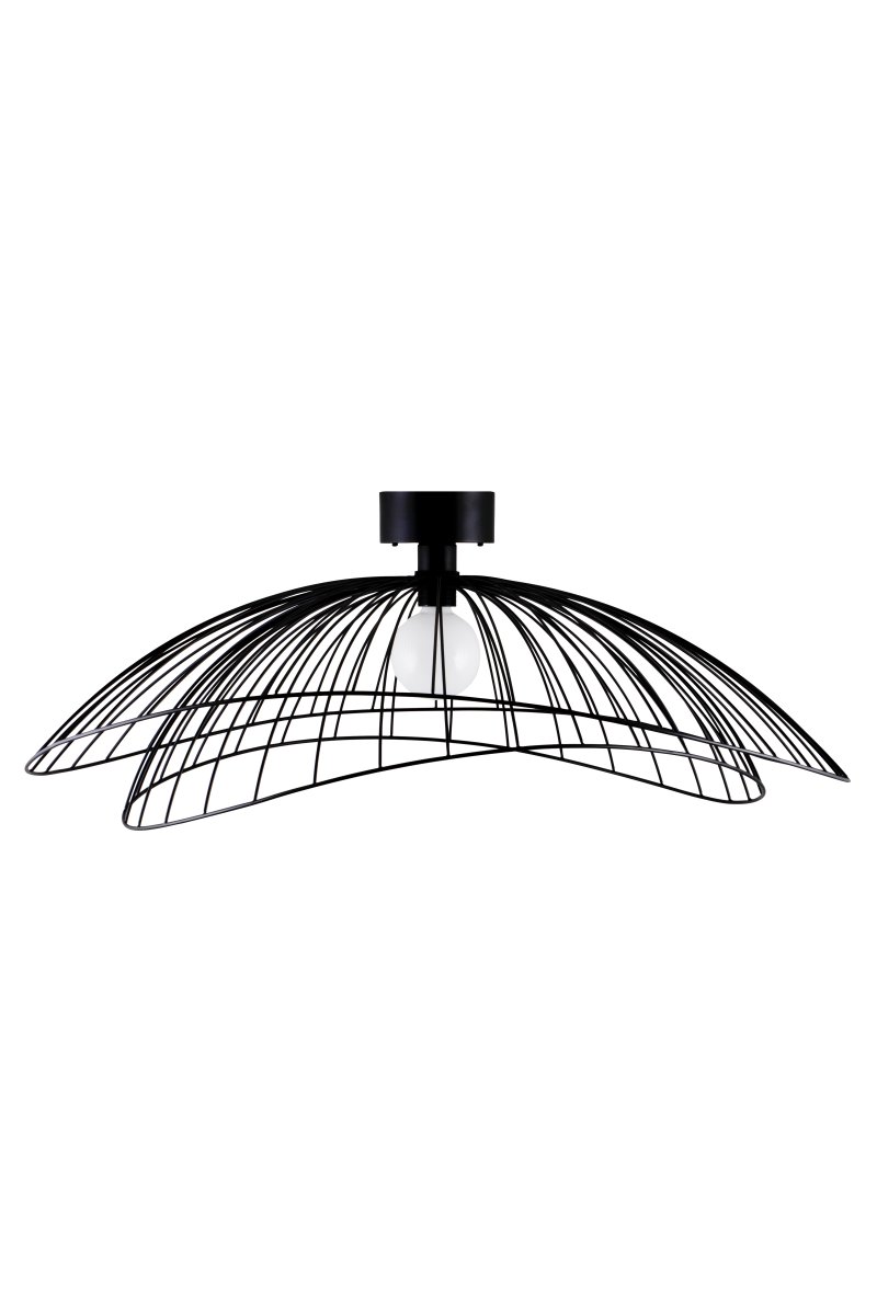 Ray Ø85 Noir applique murale De Globen Lighting - Une fois fixé au plafond, le luminaire est dimmable.