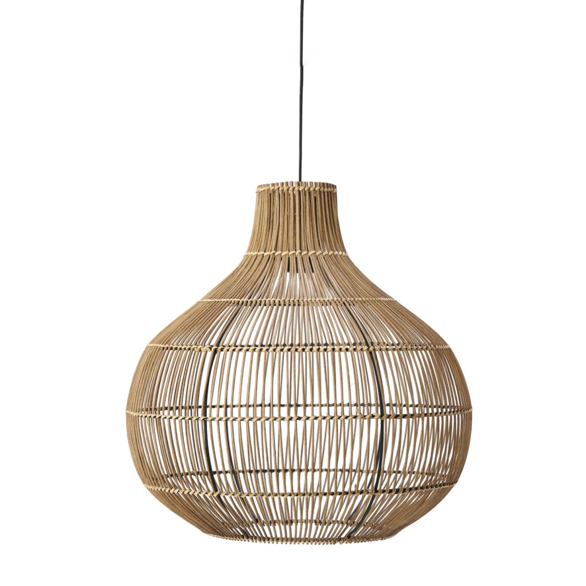Pacino Ø50 Nature suspension De Light & Living - Pacino est une magnifique suspension en rotin au style bohème et naturel.