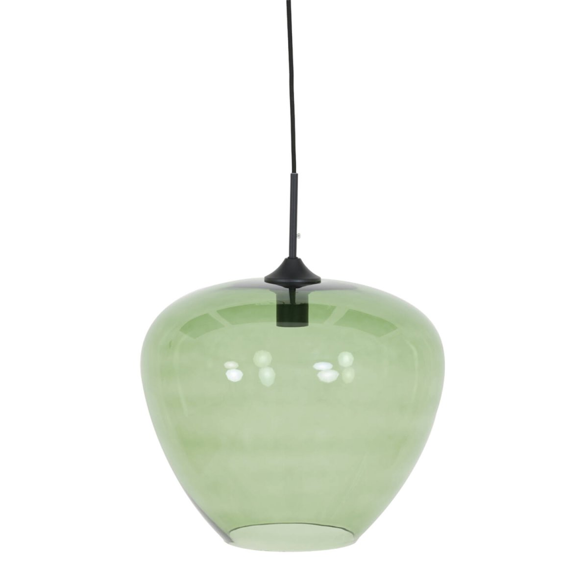 Mayson Ø40 Vert suspension De Light & Living - L'élégante suspension Mayson, avec son abat-jour en verre vert, diffuse une lumière douce et agréable.