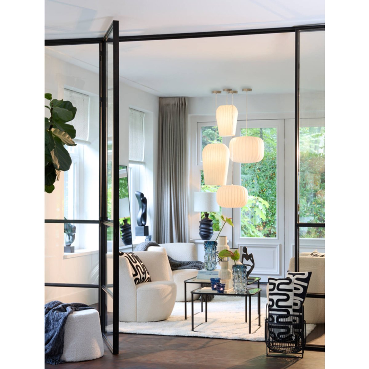 Lexa Ø44 Blanc suspension De Light & Living - 