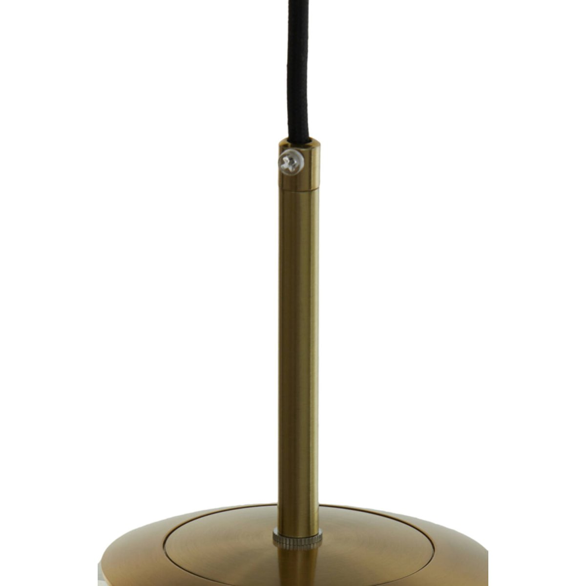 Medina Ø40 Ambre suspension De Light & Living - Medina est une suspension élégante et raffinée, dotée d'un abat-jour rond en verre ambré et de détails effet bronze.
