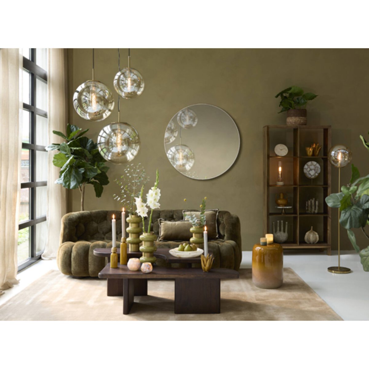 Medina Ø48 Transparent suspension De Light & Living - 