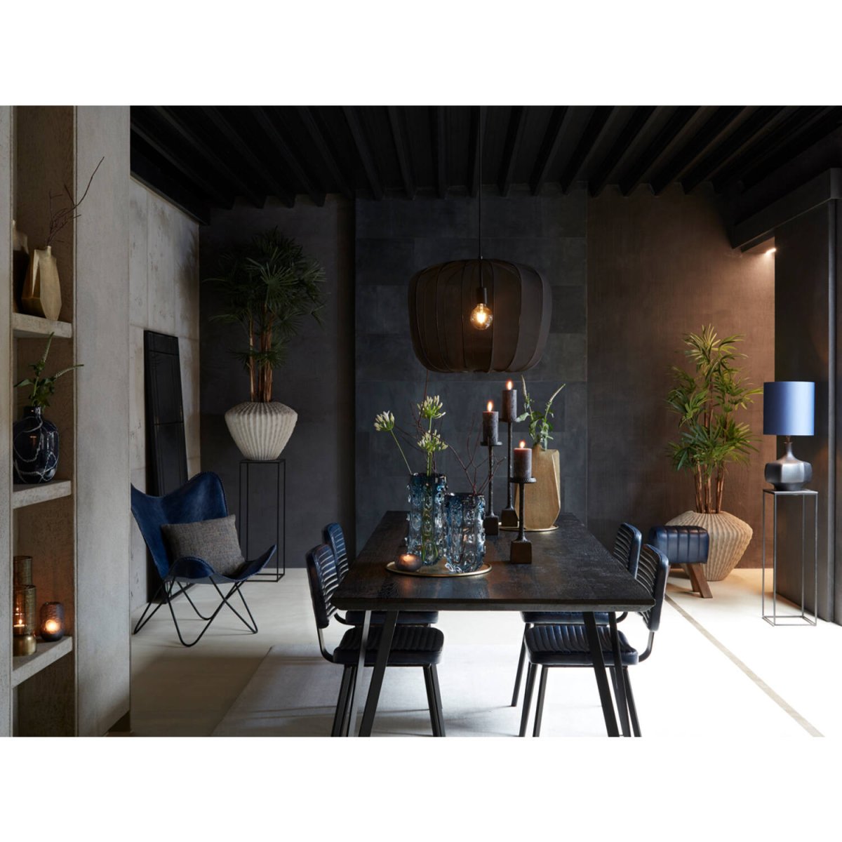 Plumeria Ø60 Noir suspension De Light & Living - 