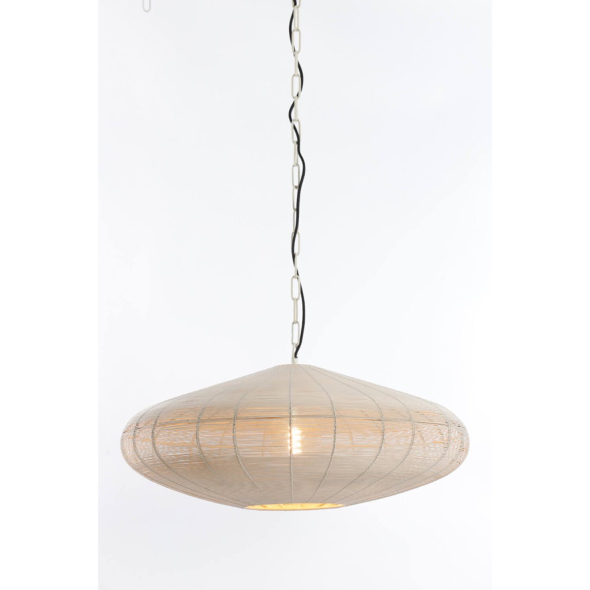 Bahoto Ø60 Blanc crémeux suspension De Light & Living - 
