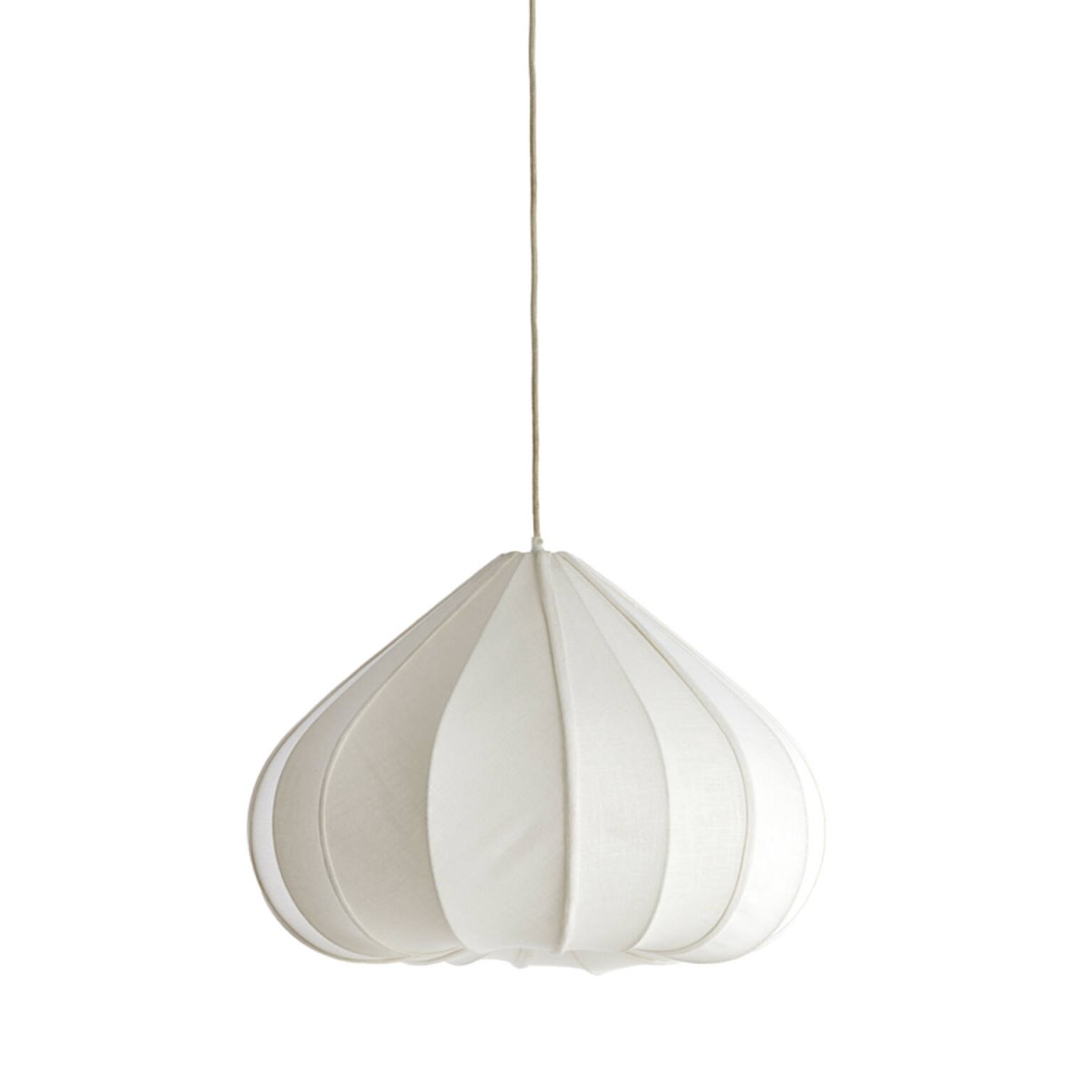 Zubeda Ø58 Blanc crémeux suspension De Light & Living - 