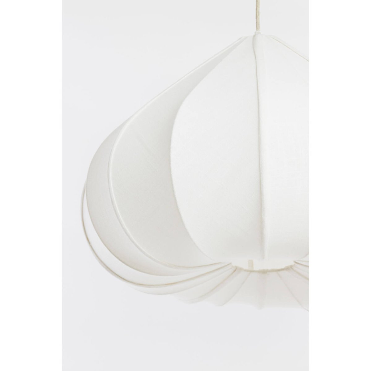 Zubeda Ø58 Blanc crémeux suspension De Light & Living - 