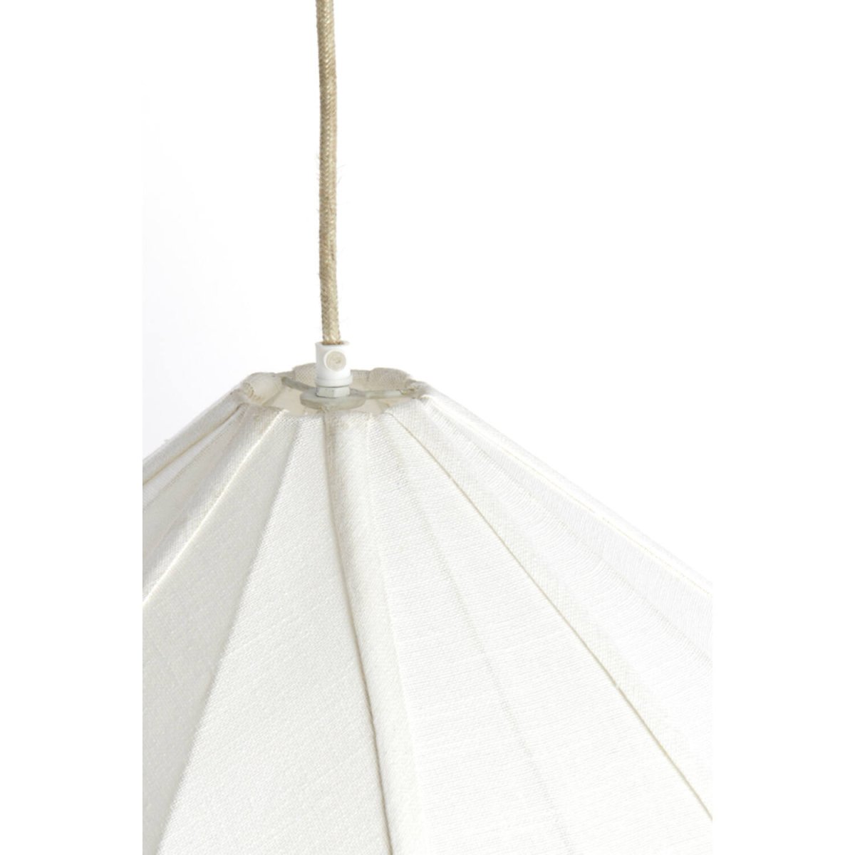 Zubeda Ø58 Blanc crémeux suspension De Light & Living - 