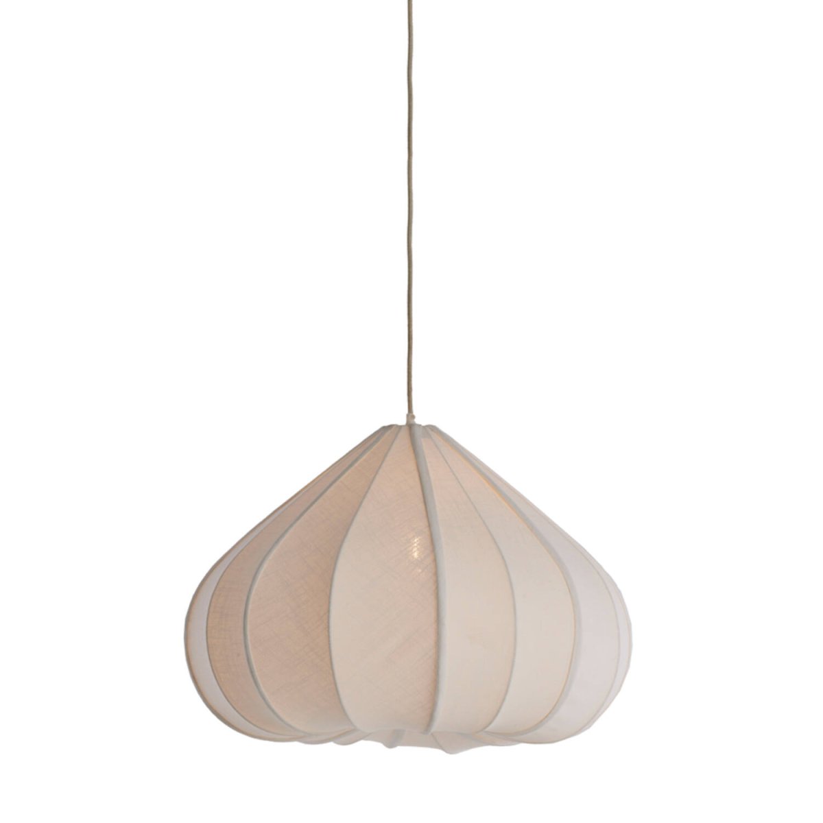 Zubeda Ø58 Blanc crémeux suspension De Light & Living - 