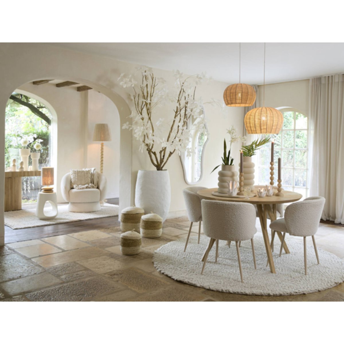 Rafella Ø50 Nature suspension De Light & Living - 