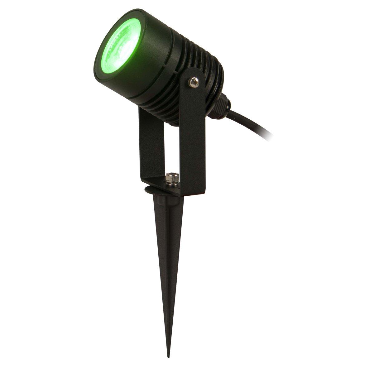 Arcus Noir De Lightson - Ajoutez de la vari&eacute;t&eacute; &agrave; votre jardin avec Arcus, notre projecteur de sol intelligent, o&ugrave; vous pouvez contr&ocirc;ler la couleur et la luminosit&eacute; &agrave; l'aide de l'application LightsOn Smart.