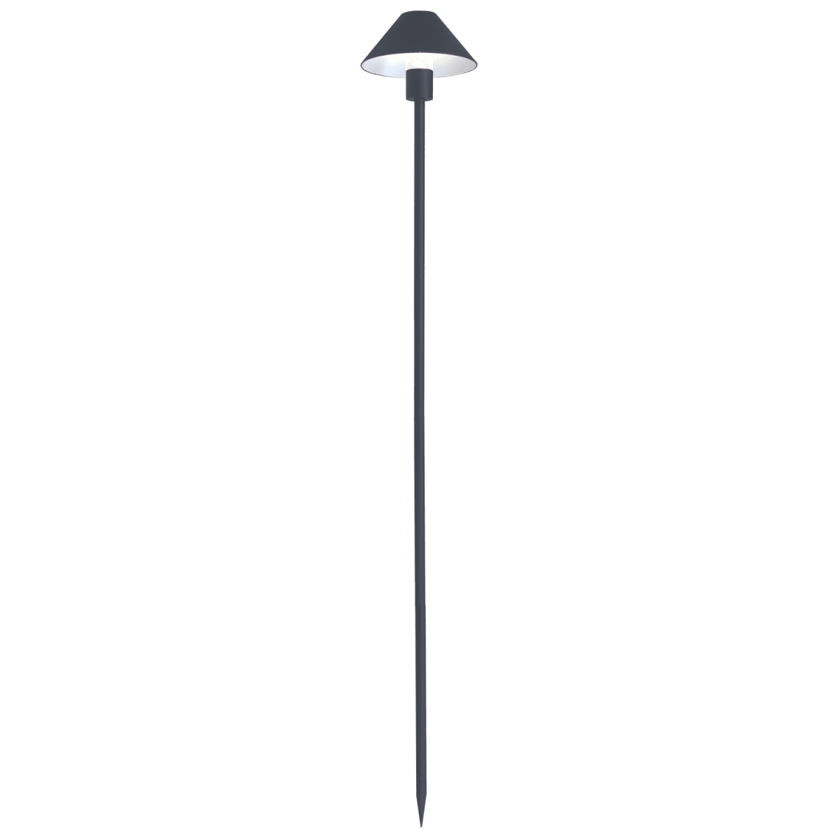 Apollo Flex Gris foncé De Lightson - Apollo Flex &auml;r perfekt f&ouml;r dig som &auml;lskar skandinavisk design och letar efter en n&auml;ttare lampa till din kruka, rabatt eller g&aring;ng.