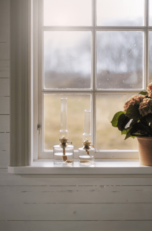 Kerosene lamp elvira big Transparent De Strömshaga - Veuillez utiliser l'huile &agrave; lampe Str&ouml;mshaga (num&eacute;ro d'article 100001) disponible s&eacute;par&eacute;ment pour cette lampe &agrave; huile.