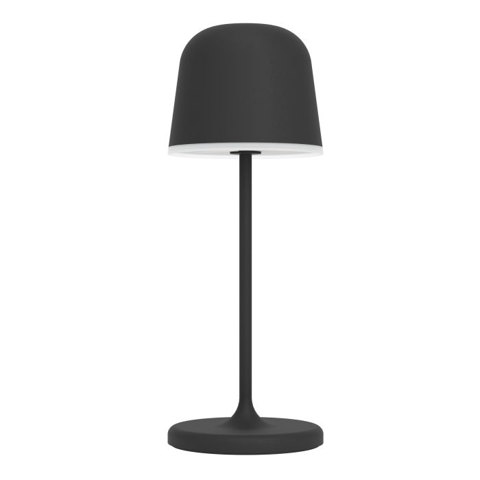 Mannera 20cm Noir portable De Eglo - Gr&acirc;ce au variateur tactile int&eacute;gr&eacute;, vous pouvez r&eacute;gler la lumi&egrave;re sur trois niveaux pour cr&eacute;er la sensation id&eacute;ale, d'une lueur douce et chaleureuse &agrave; une lumi&egrave;re plus fonctionnelle.