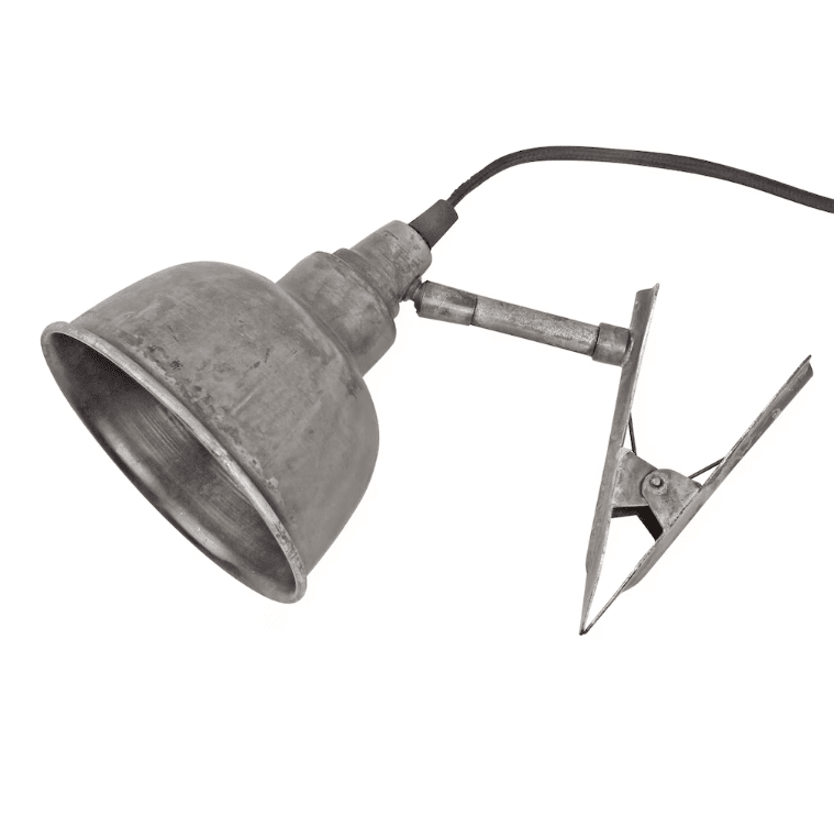 Anna Argent antique lampe à pince De Strömshaga - Spot à pince avec finition argent antique.