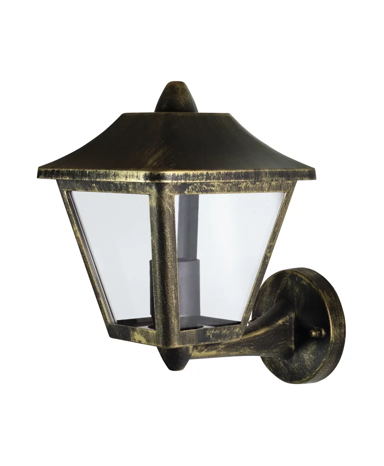 Tradition Noir/or lampe d’extérieur De Ledvance - Classic Tradition est une applique murale &eacute;l&eacute;gante au design de lanterne classique, parfaite pour cr&eacute;er une atmosph&egrave;re accueillante dans les entr&eacute;es, les all&eacute;es et les fa&ccedil;ades.