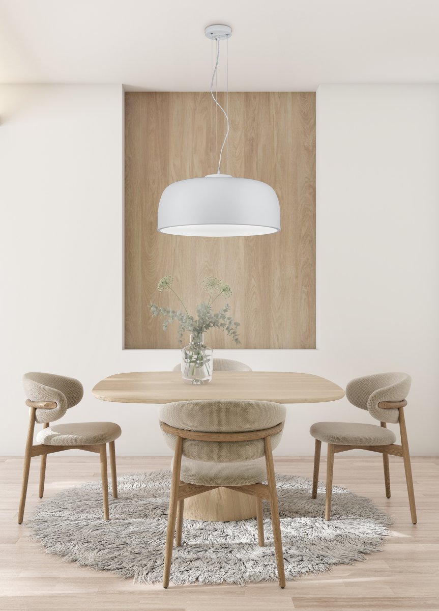 Baron Ø52 Blanc suspension De Trio Lighting - 