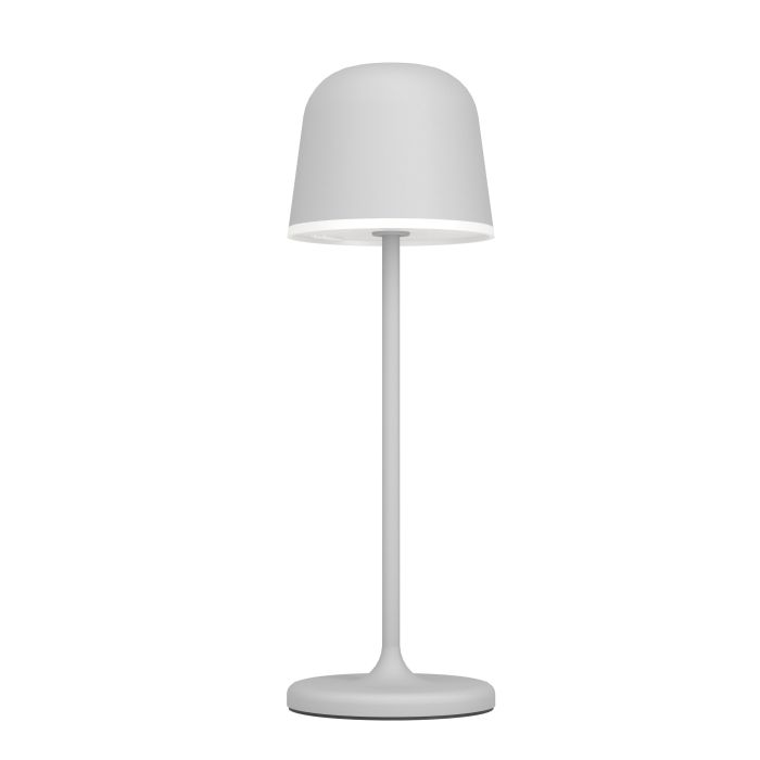 Mannera 34cm Gris portable De Eglo - Grâce au variateur tactile intégré, vous pouvez régler la lumière sur trois niveaux pour créer la sensation idéale, d'une lueur douce et chaleureuse à une lumière plus fonctionnelle.