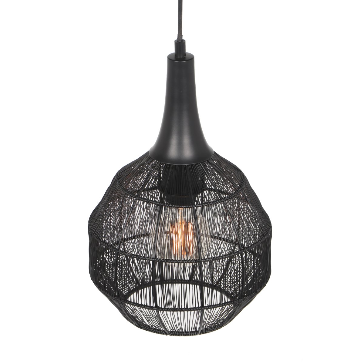 Soraya Ø26 Noir suspension De Trio Lighting - 