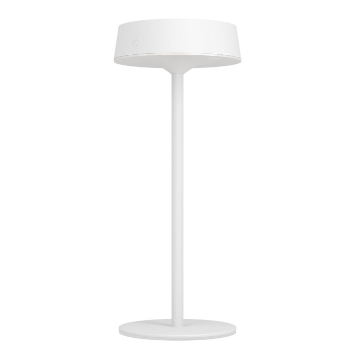 Simeri 30cm Blanc lampe solaire De Eglo - Simeri est une lampe de table élégante à énergie solaire qui allie forme et fonction pour une utilisation intérieure et extérieure.