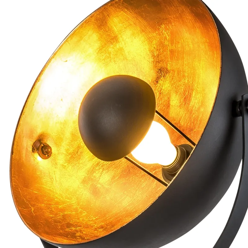 Bowy Noir lampadaire De Globo Lighting - &nbsp;Bowy &auml;r det perfekta valet f&ouml;r dig som vill kombinera stil och funktion &ndash; en golvlampa som skapar en inbjudande och modern atmosf&auml;r i ditt hem.
