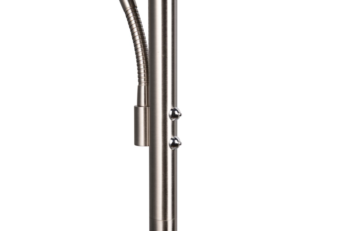 Willis Acier brossé lampadaire De Trio Lighting - 