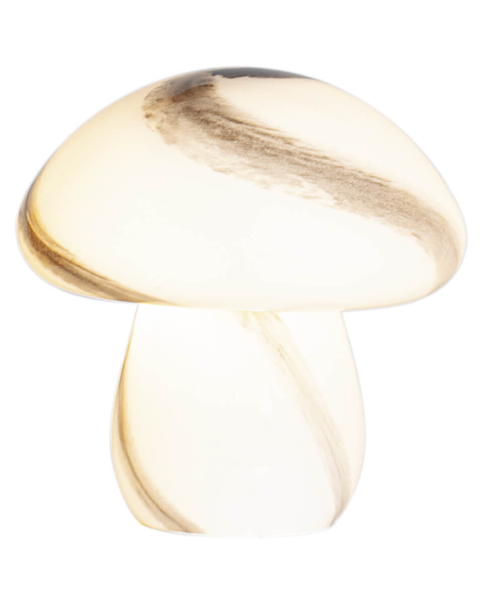 Mira Mushroom 30cm Blanc/noir lampe de table De By Rydéns - La lampe n'est pas seulement une source de lumi&egrave;re fonctionnelle mais aussi un d&eacute;tail artistique qui met en valeur votre int&eacute;rieur avec son design inspir&eacute; de la nature et sa qualit&eacute; artisanale.