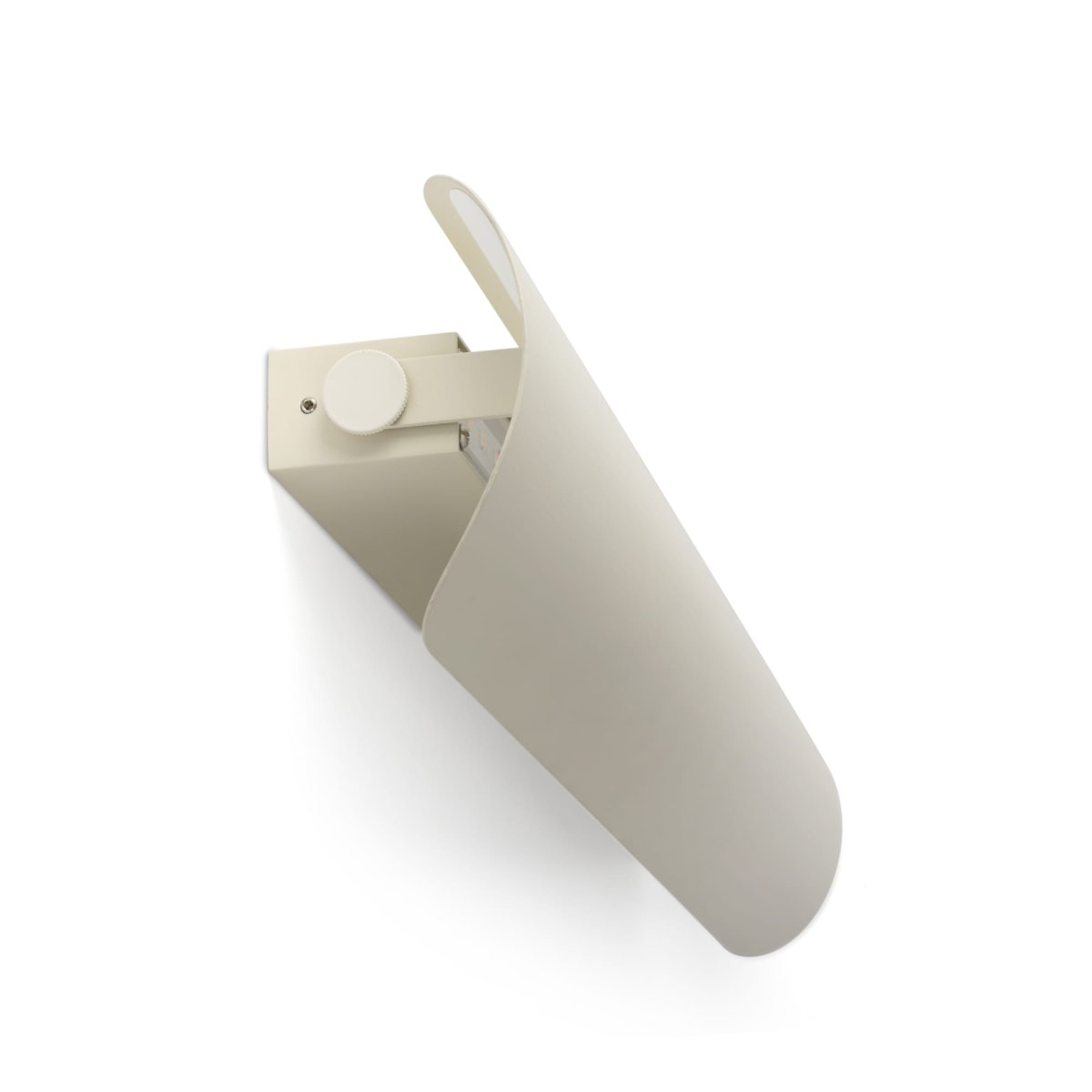 Novo 50cm Beige applique murale De Faro Barcelona - Sa fa&ccedil;ade articul&eacute;e en trois parties permet un r&eacute;glage facile de la lumi&egrave;re LED indirecte et cr&eacute;e diff&eacute;rentes ambiances.
