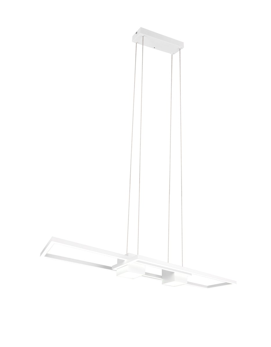 Albany 100cm Blanc suspension De Trio Lighting - 
