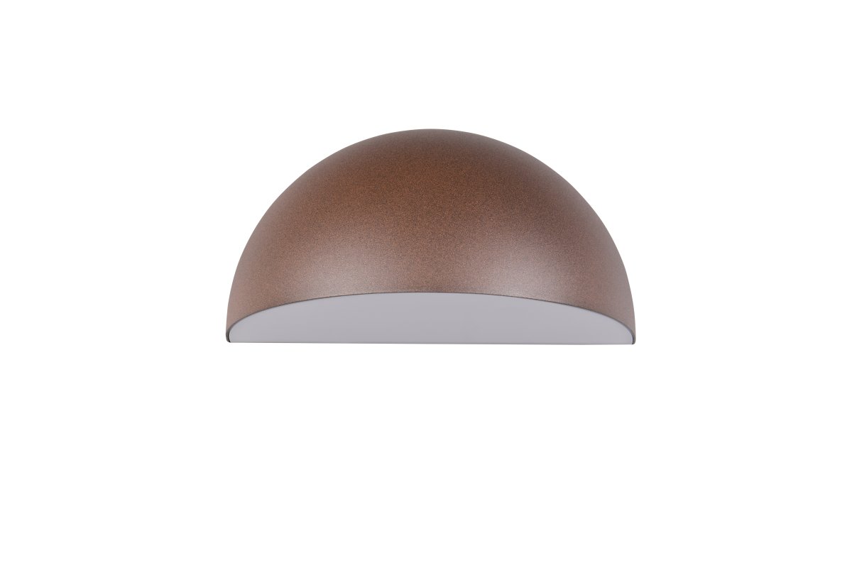 Maas 27cm Brun rouille lampe d’extérieur De Trio Lighting - L'&eacute;clairage orient&eacute; vers le bas cr&eacute;e une atmosph&egrave;re chaleureuse et cosy sur la fa&ccedil;ade ou la terrasse.