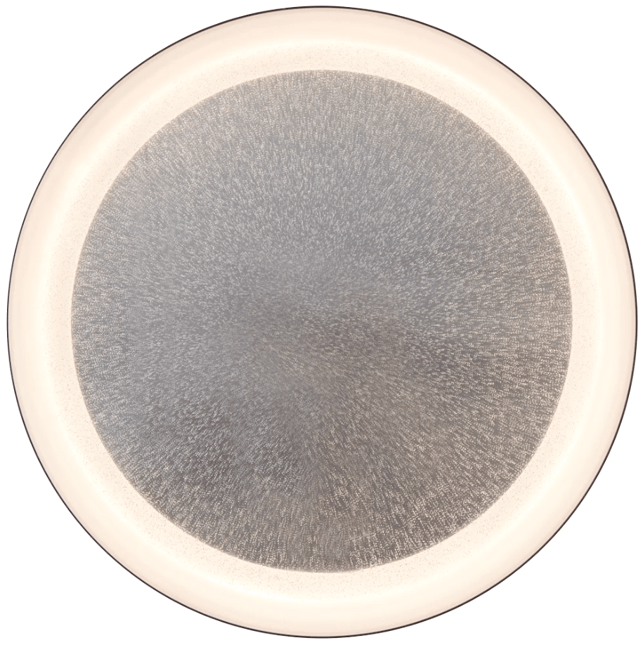 Quito Ø42 Noir plafonnier De Brilliant - Id&eacute;al pour les pi&egrave;ces basses de plafond, il est dot&eacute; d'un cadre noir qui entoure le panneau LED, qui diffuse une puissante lumi&egrave;re blanche et chaude.