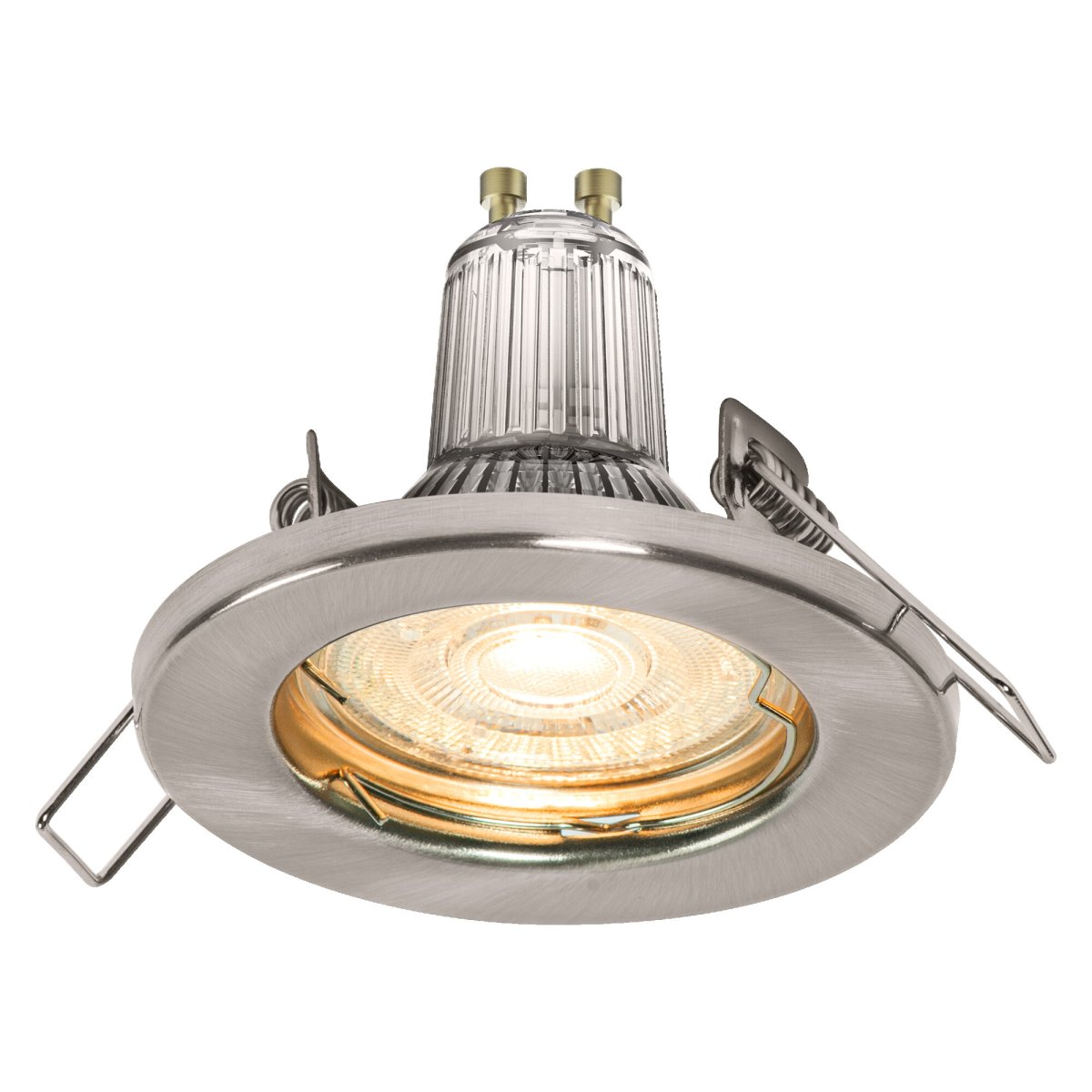 Spot Essential 3x2.6W GU10 Acier brossé De Ledvance - Avec un indice de protection IP20, ils sont destin&eacute;s &agrave; une utilisation en int&eacute;rieur et offrent une solution &eacute;l&eacute;gante pour l'&eacute;clairage g&eacute;n&eacute;ral ou l'&eacute;clairage d'accentuation.
