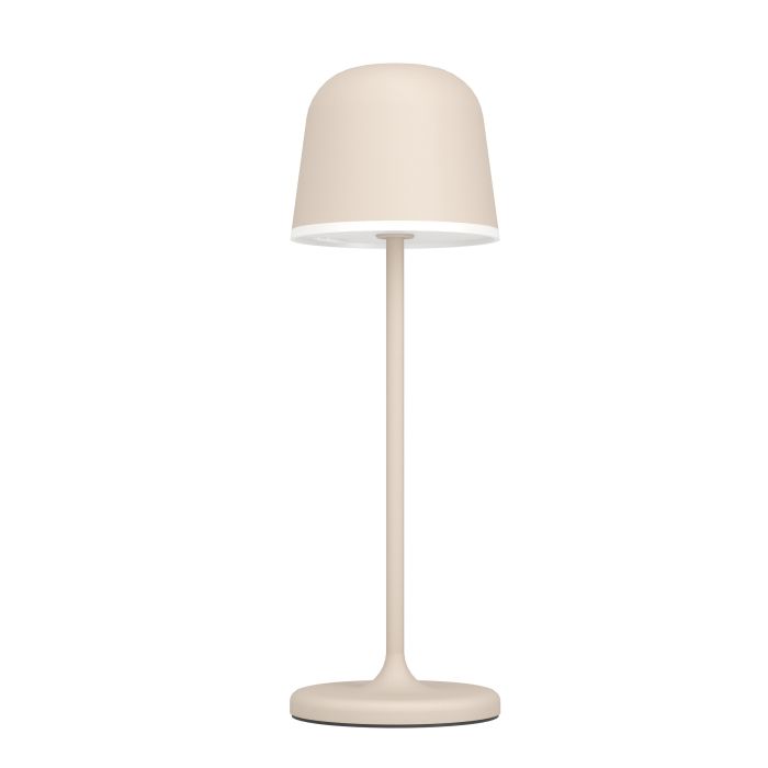 Mannera 34cm Sable portable De Eglo - Mannera est une lampe de table rechargeable au design élégant de couleur sable, parfaite pour une utilisation intérieure et extérieure.