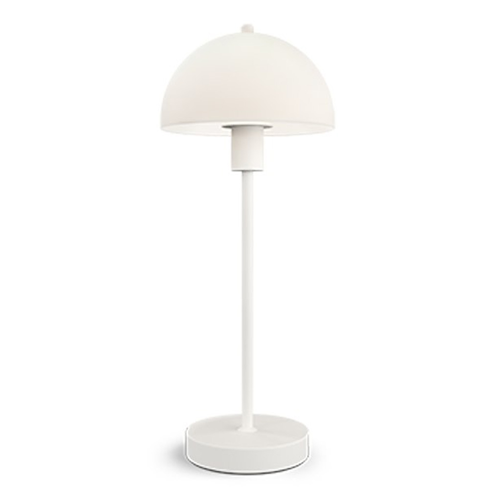 Vienda 48cm Blanc lampe de table De Herstal - La lampe de table Vienda avec son design classique et élégant permet une utilisation à long terme dans le salon.