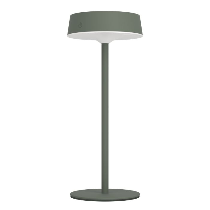 Simeri 30cm Vert lampe solaire De Eglo - Simeri est une lampe de table élégante à énergie solaire qui allie forme et fonction pour une utilisation intérieure et extérieure.