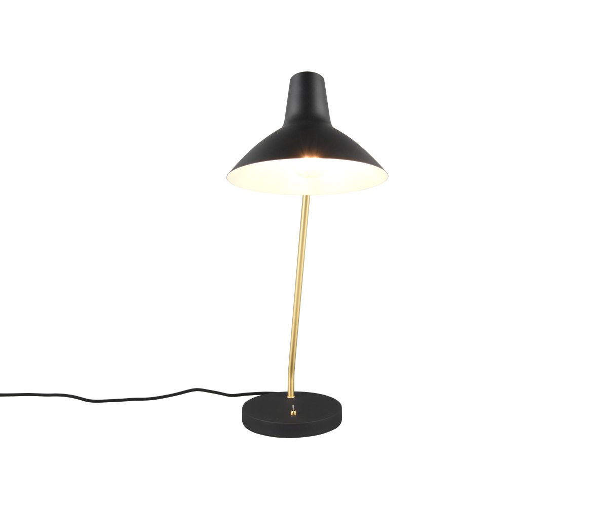 Traveller 54cm Noir lampe de bureau De Trio Lighting - 