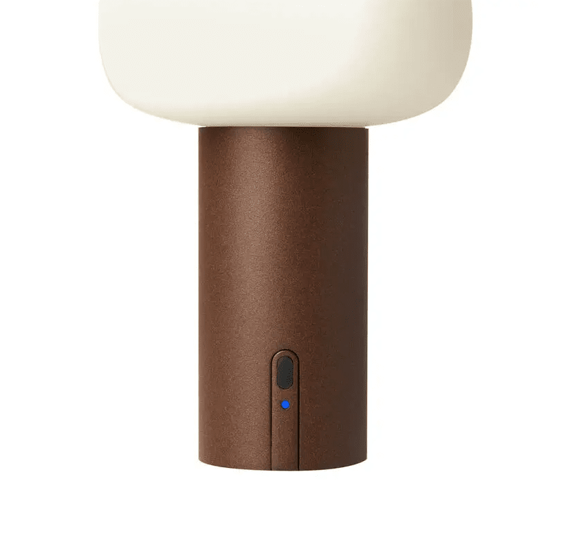 Antibes 20cm Rouiller portable De Konstsmide - La lampe dispose d'un variateur permettant de régler la luminosité et la température de couleur.