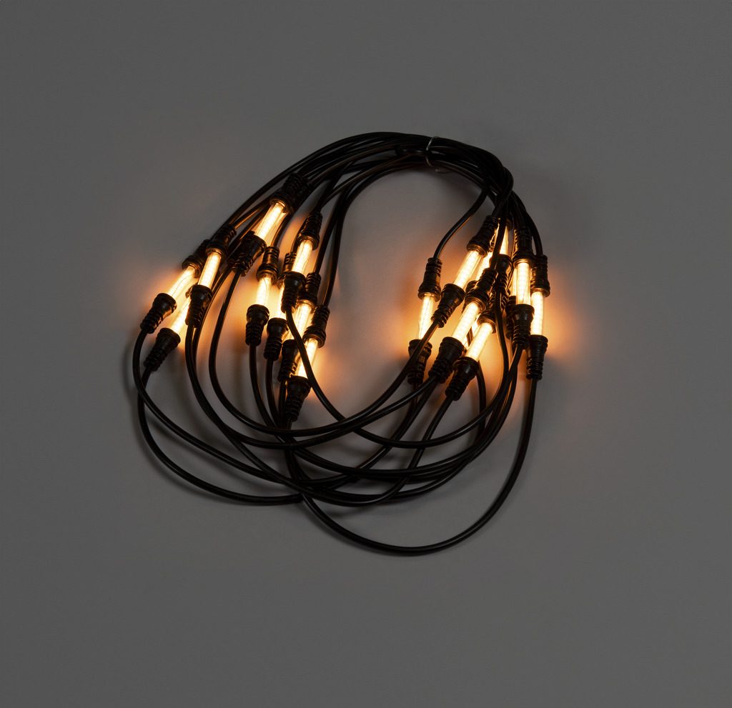 Kit De Démarrage Guirlande Lumineuse Amber 6m Noir De Konstsmide - La livraison comprend un c&acirc;ble de connexion de 10,8 m de long et un transformateur (15 W).