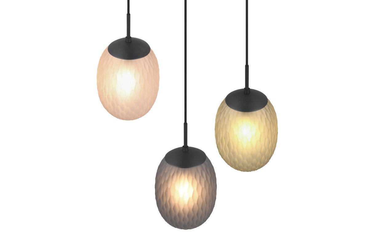 Facette Ø43 Multicolore suspension De Trio Lighting - 