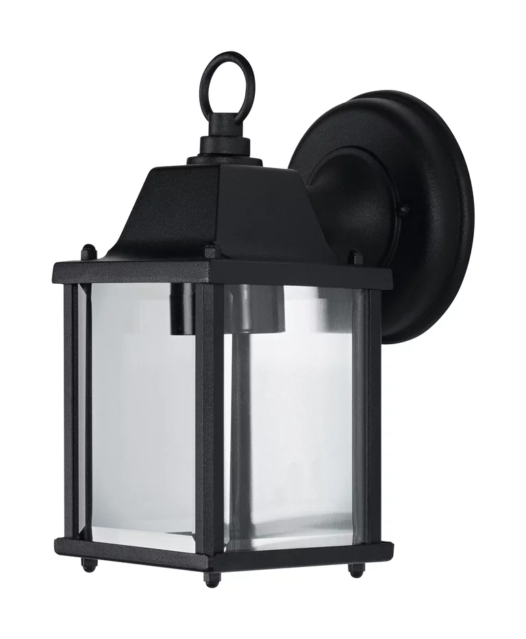 Lantern Square S Noir lampe d’extérieur De Osram - Lantern Square est une applique murale &eacute;l&eacute;gante au design de lanterne classique qui conf&egrave;re aux fa&ccedil;ades, entr&eacute;es et terrasses une touche intemporelle et &eacute;l&eacute;gante.
