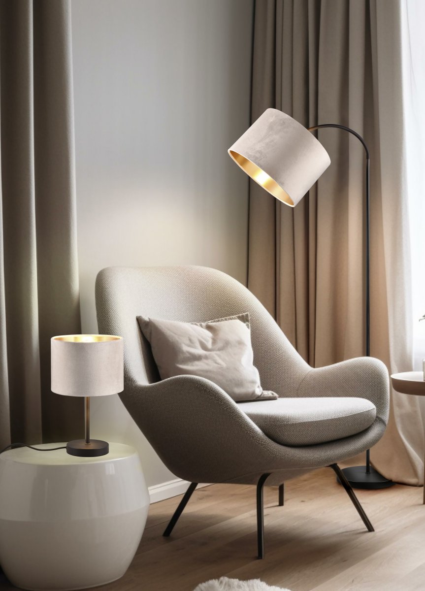 Julieta 33cm Beige lampe de table De Trio Lighting - 