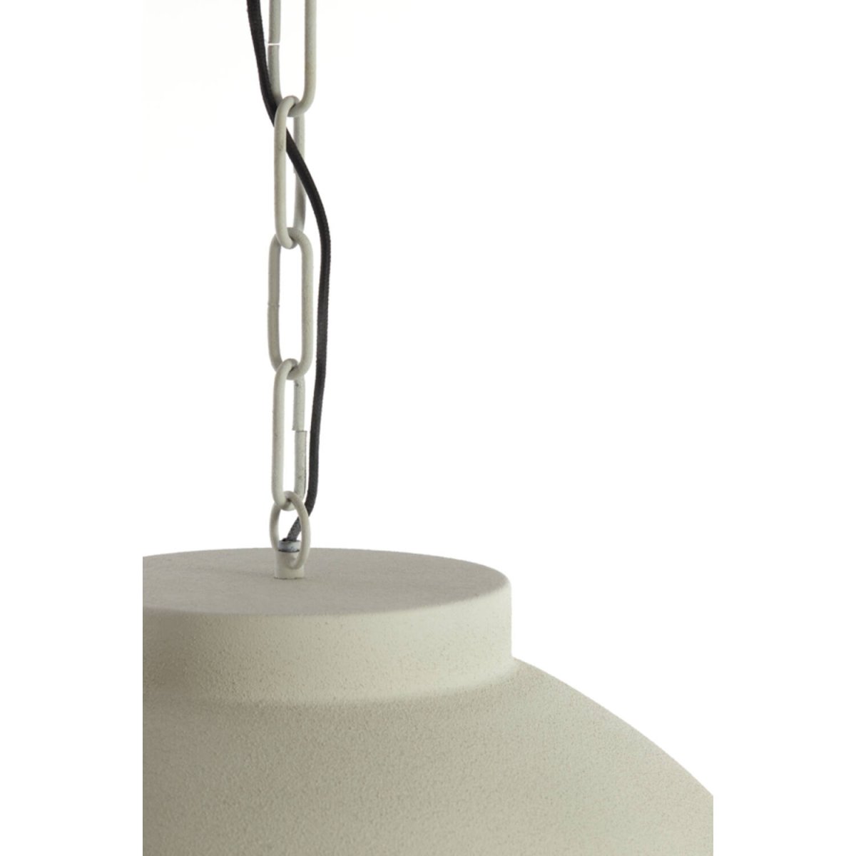 Kylie Ø60 Blanc crémeux suspension De Light & Living - 