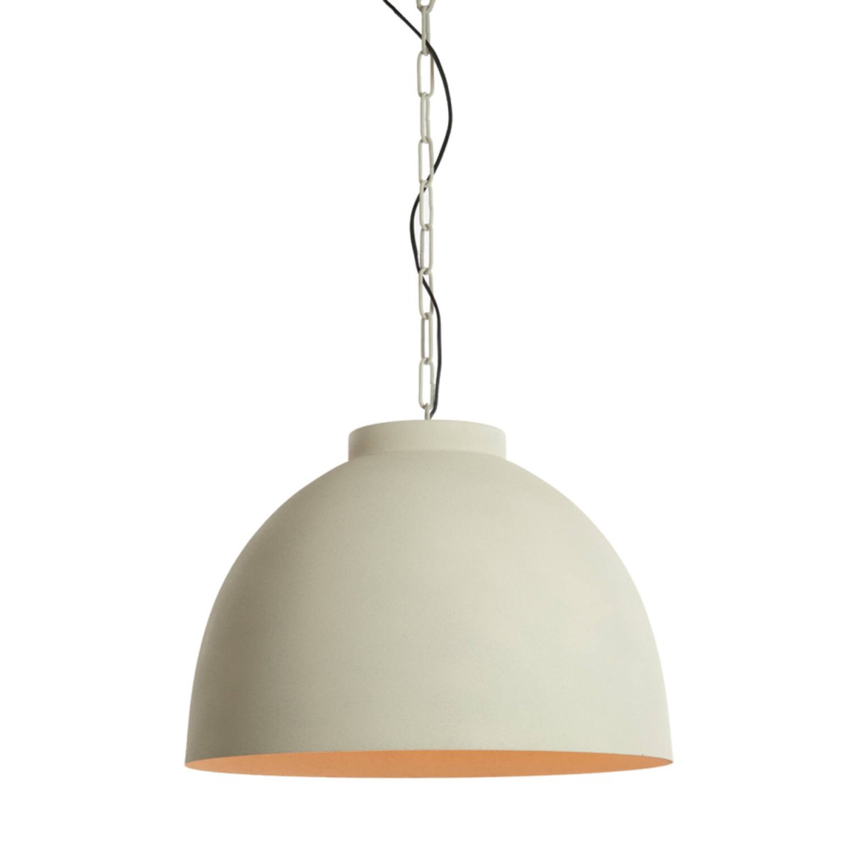 Kylie Ø60 Blanc crémeux suspension De Light & Living - 