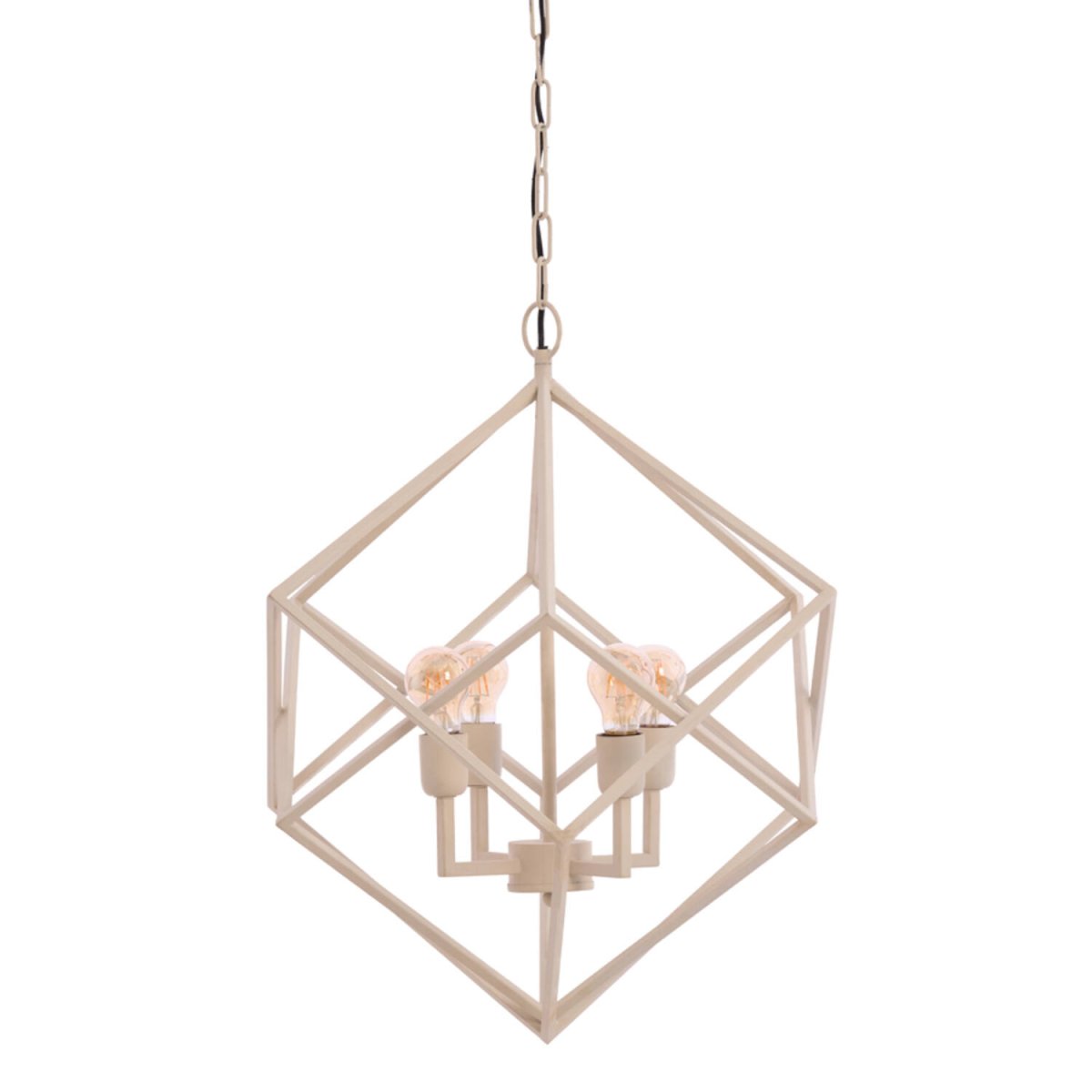 Drizella Ø60 Blanc crémeux suspension De Light & Living - 
