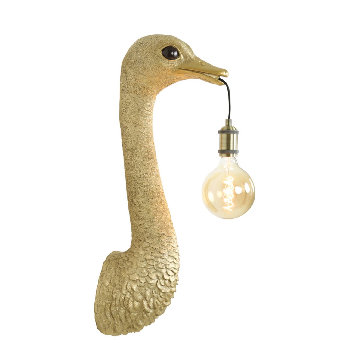 Ostrich 72cm Or applique murale De Light & Living - 