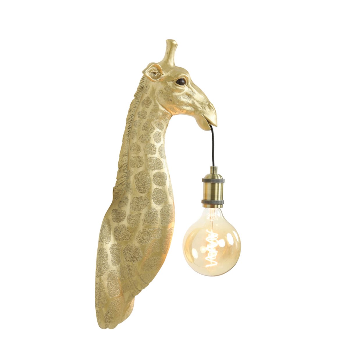 Giraffe 60cm Or applique murale De Light & Living - 