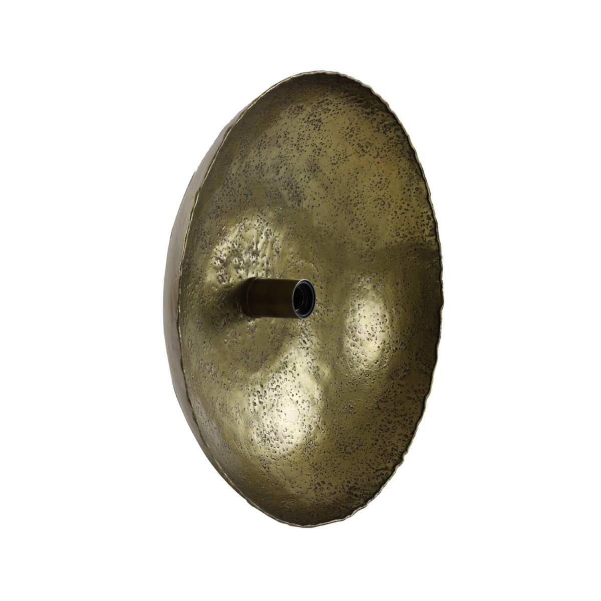 Neva Ø50 Bronze applique murale De Light & Living - Id&eacute;ale pour cr&eacute;er une ambiance chaleureuse dans un salon, une chambre ou un couloir, elle est particuli&egrave;rement agr&eacute;able &agrave; l'&oelig;il gr&acirc;ce &agrave; sa source lumineuse d&eacute;corative.