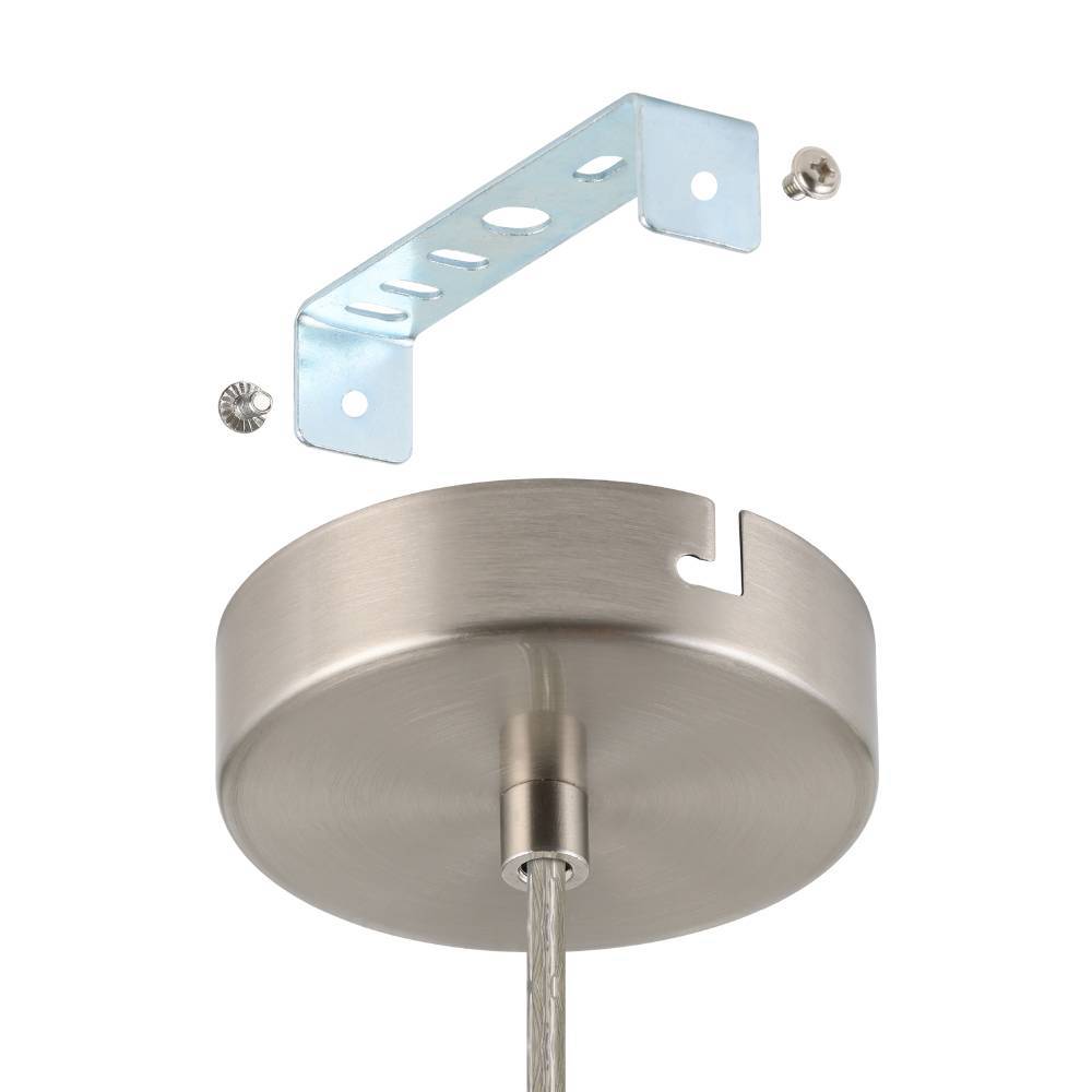 Pasteri Ø53 Gris suspension De Eglo - Dot&eacute; d'un abat-jour en textile gris et d'une &eacute;l&eacute;gante suspension en m&eacute;tal, il s'int&egrave;gre parfaitement aussi bien dans le salon que dans la salle &agrave; manger.