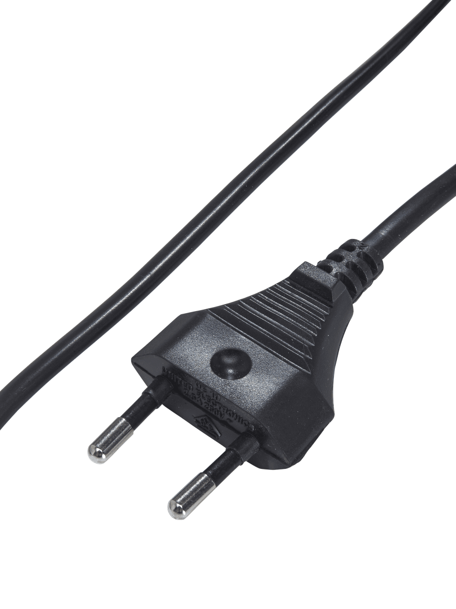 Jonna Ø12 Brun lampe de fenêtre De PR Home - Détails métalliques en noir mat et un câble textile noir de 3 mètres de long avec prise murale.